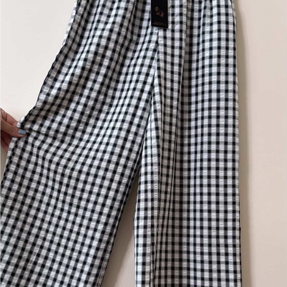 Sincerely Jules Gingham Wide Leg Pants